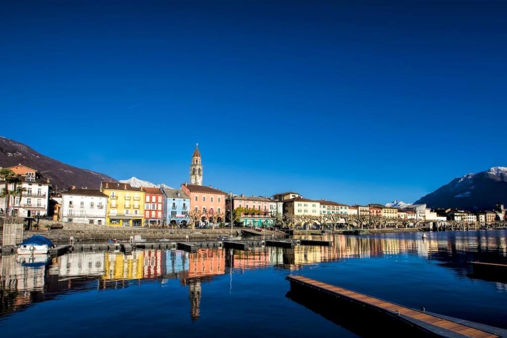 Ferienwohnung Ascona: Residenza Sabrina,App 2.5 Locali E Piscina Exterior foto