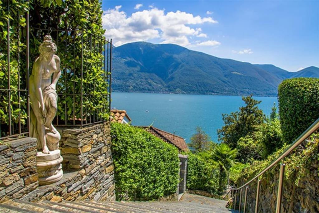 Ferienwohnung Ascona: Residenza Sabrina,App 2.5 Locali E Piscina Exterior foto