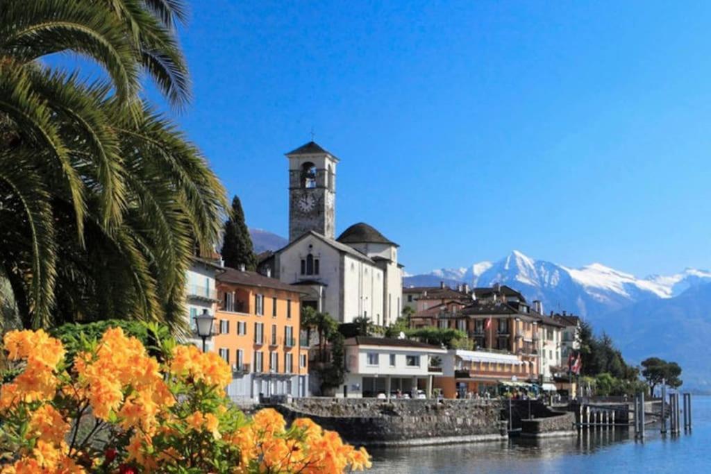 Ferienwohnung Ascona: Residenza Sabrina,App 2.5 Locali E Piscina Exterior foto